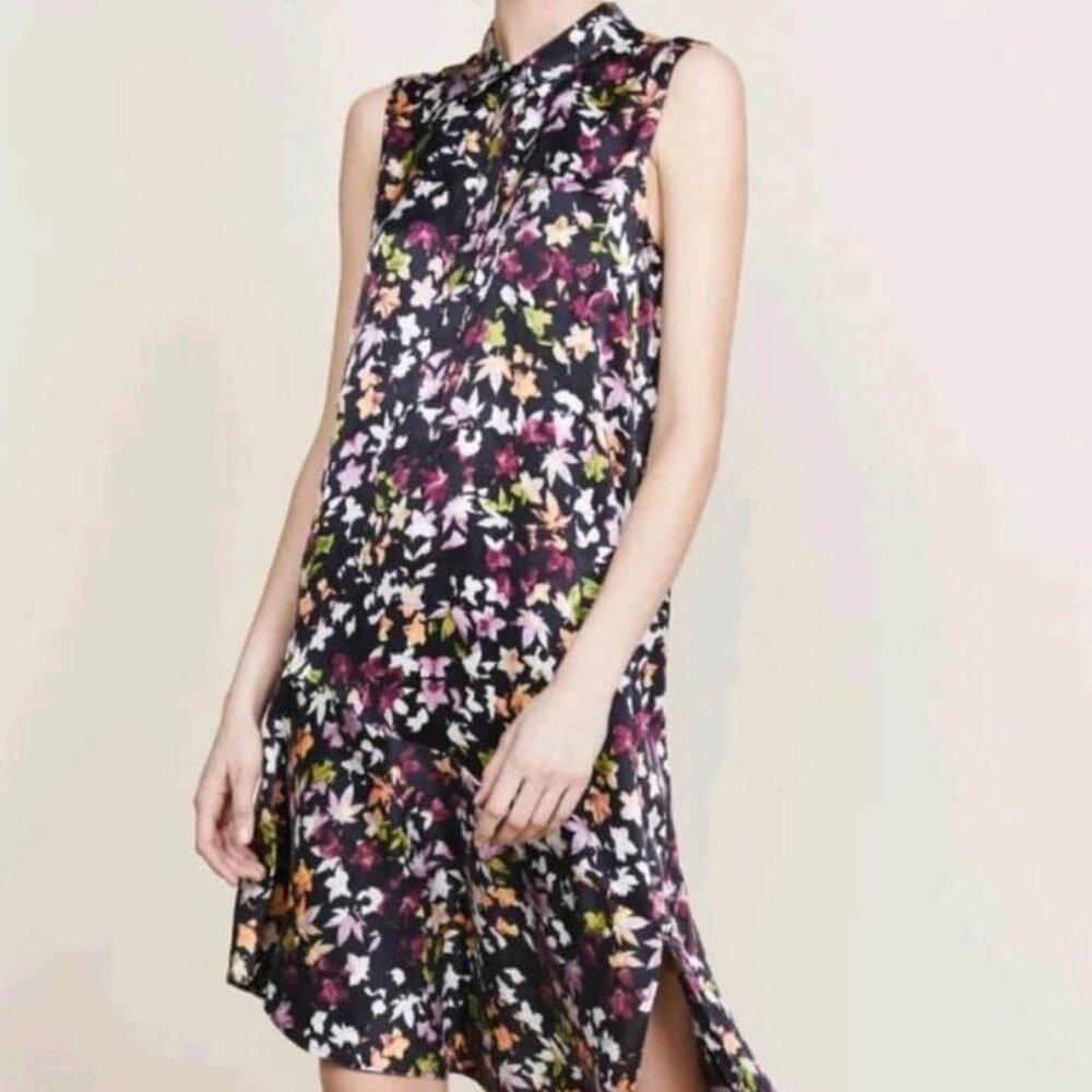 Silk Equipment floral dress size Small